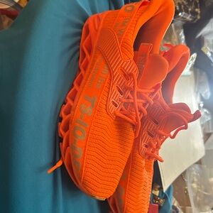 Orange Womans Sneakers